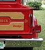 Red "Dodge" for tailgate of Lil' Red - reproduction