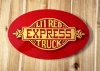 3-D Lil Red Express Wall Sign