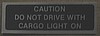 Interior - Cargo Warning Light Decal